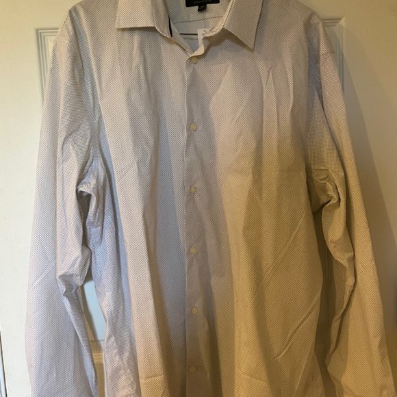 NWT Banana Republic Shirt Mens XL Button Down Long Sleeve Poplin White - Picture 1 of 7